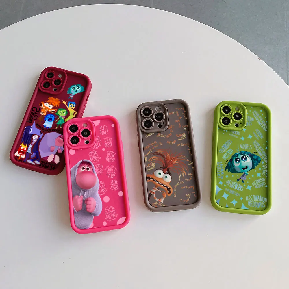 Inside Out 2 Disneys Phone Case for Samsung A03 A04 A05S A10S A11 A12 A20S A21S A13 A14 A54 A34 A53 A33 Cover with Hand Strap