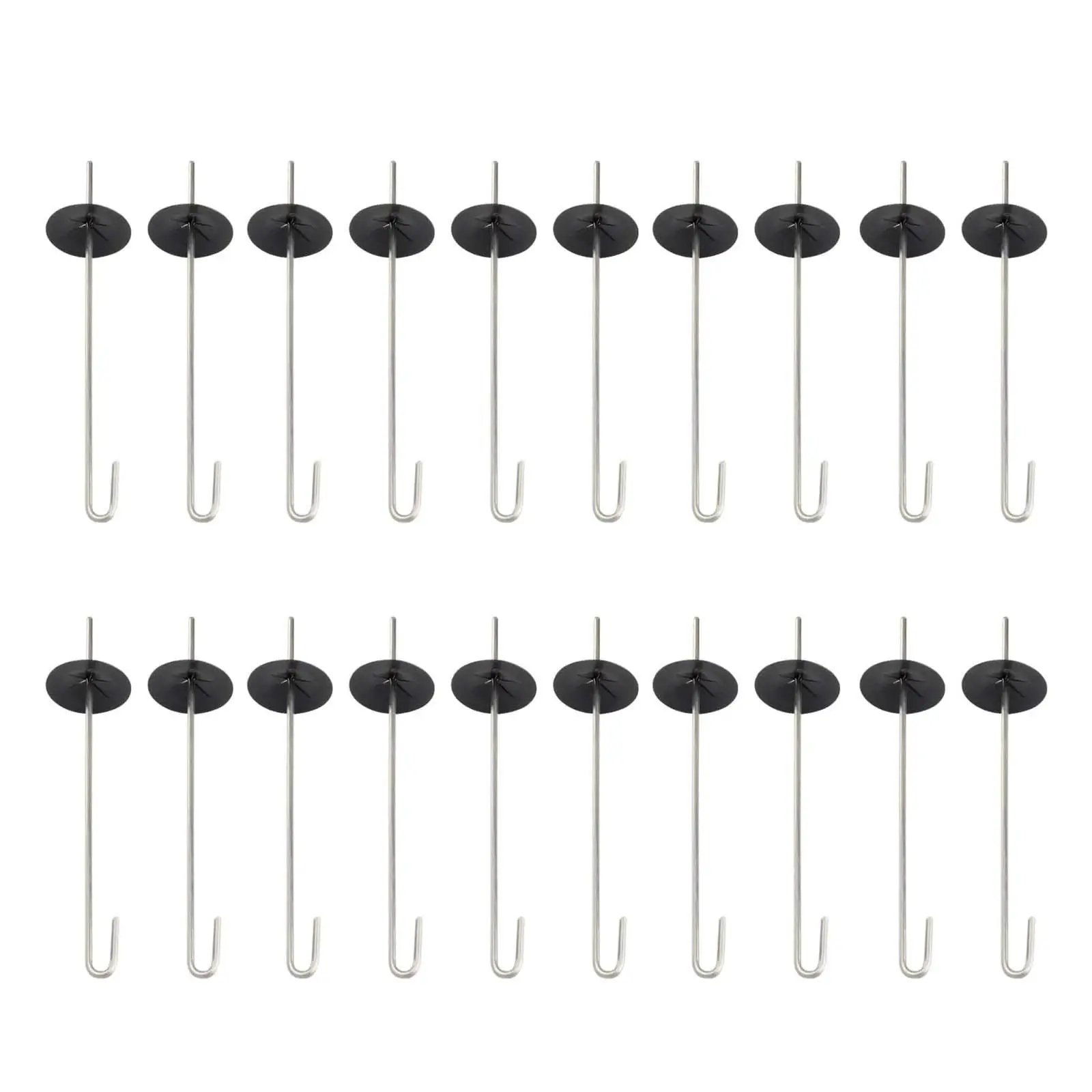 20 Sets Sturdy Multipurpose Easily Install Solar Panel Bird Guard Fasteners Clips Stainless Steel Wire Mesh Critter Guard Clips
