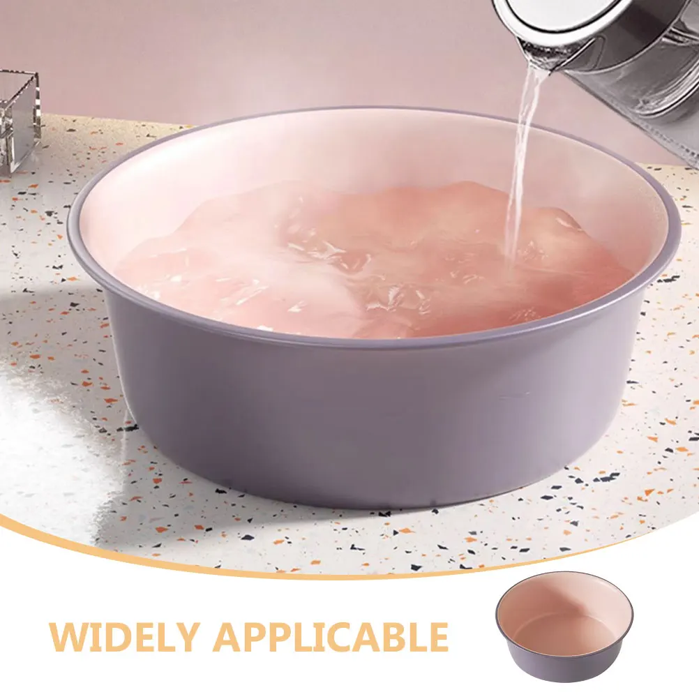 

Thickened Plastic Washing Basin Multi-Use Kitchen Bath Foot Soaking Basin Household Storage Tub Dual Color Design For Clothes