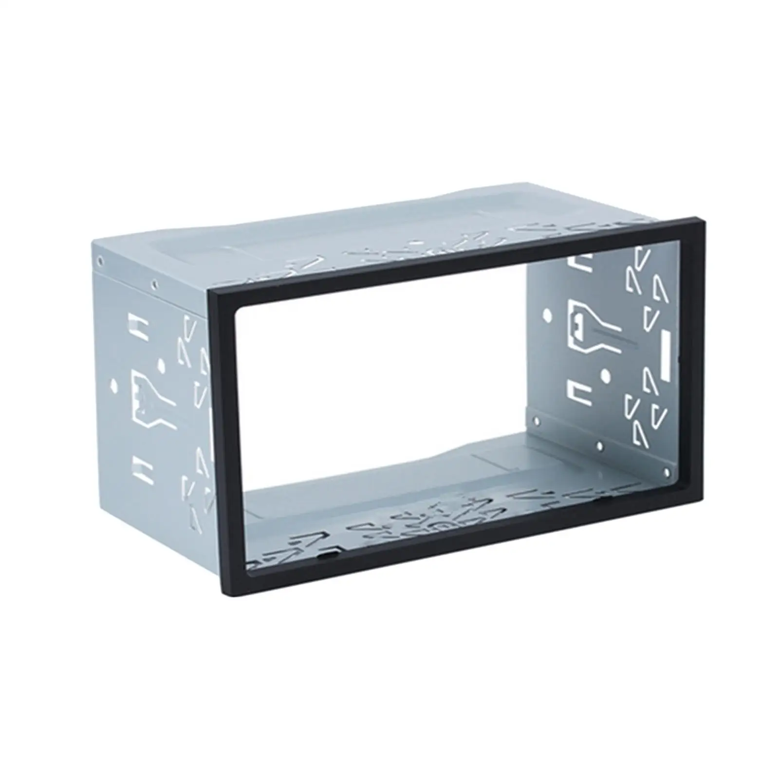 

Универсальный металлический монтажный комплект для автомагнитолы ISO DVD Double Din, прочная лицевая панель для установки в приборную панель