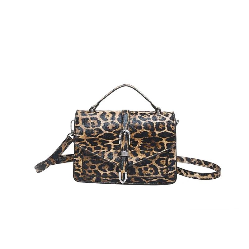 Estate nuovo Design Y2k borsa a tracolla piccola con stampa leopardata borsa a tracolla in pelle PU stile moto da donna Bolsa Feminina 2024