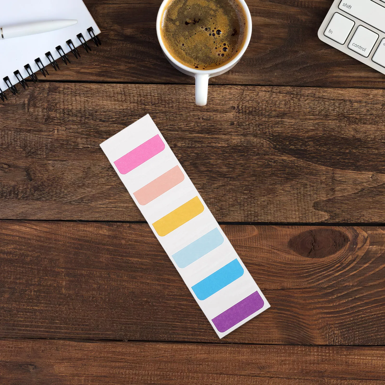 

540Pcs Classroom Self-Adhesive Writable Label Stickers Colorful Index Tabs for Notebook File Folder Document Marking