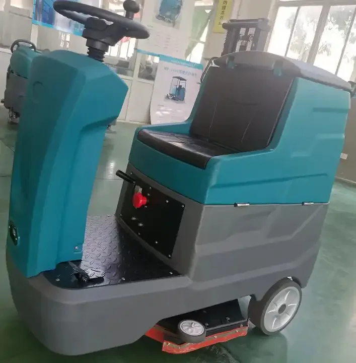 EVERLIFT High Efficiency Ride on Floor Cleaning Electric Street Sweeper Machine  Industrial Floor Sweeper