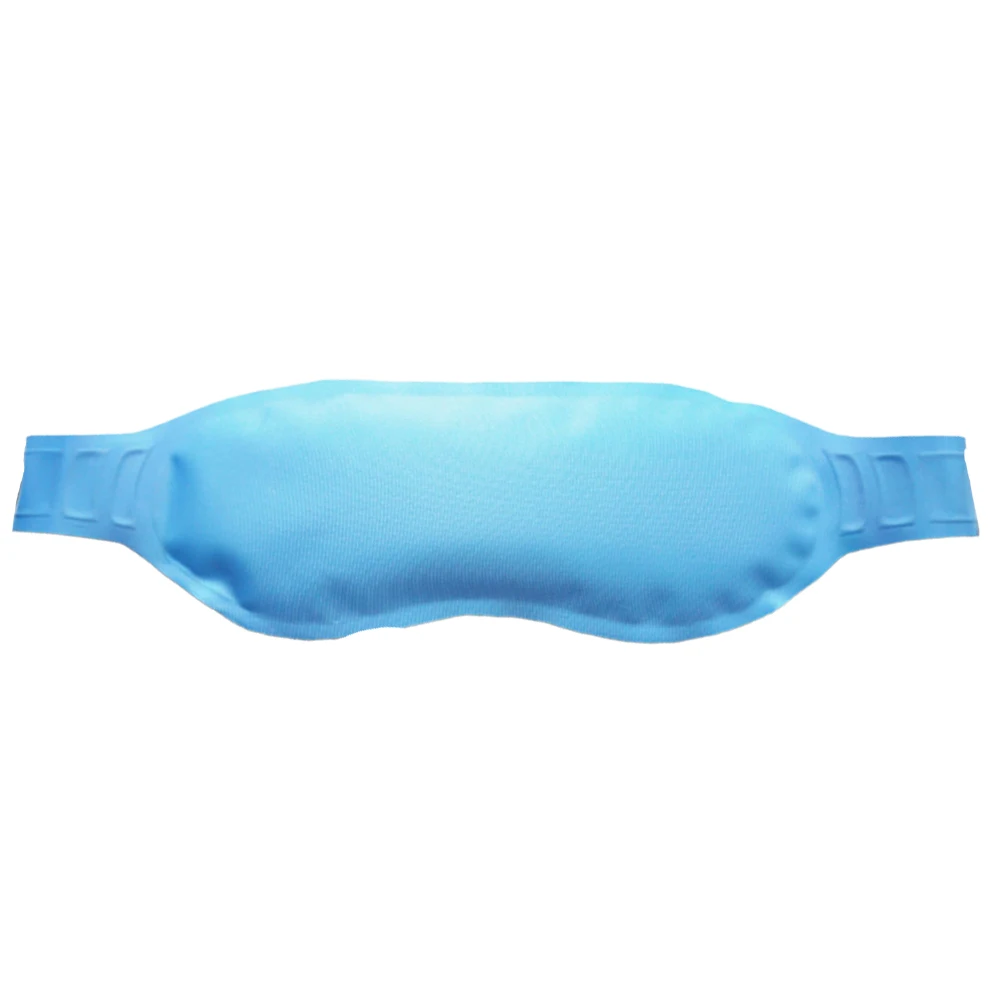 

Soft Lightweight Nylon Eye Mask With Warm Cold Compress Simple Fashionable Blindfold For Sleeping Travel Home Use Blue