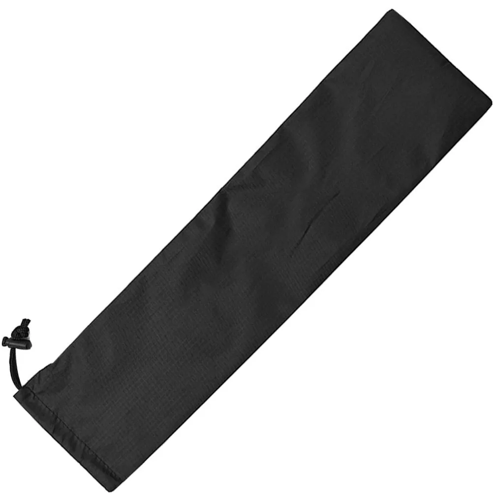 

Tent Pole Bag Outdoor Storage Wear Resistant Black Camping Gear Organizer Small Pocket Portable Hanging Bag for Tent Rods Stakes