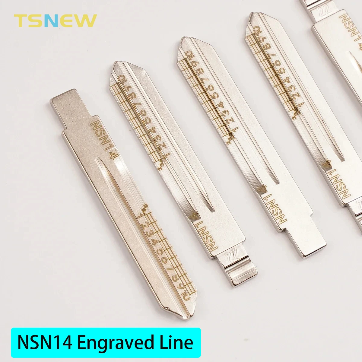 

NSN14 лезвие ключа с гравировкой, необрезанные пустые зубцы для Nissan Sunny Tiida LIVINA SYLPHY 22 # 5 шт./лот