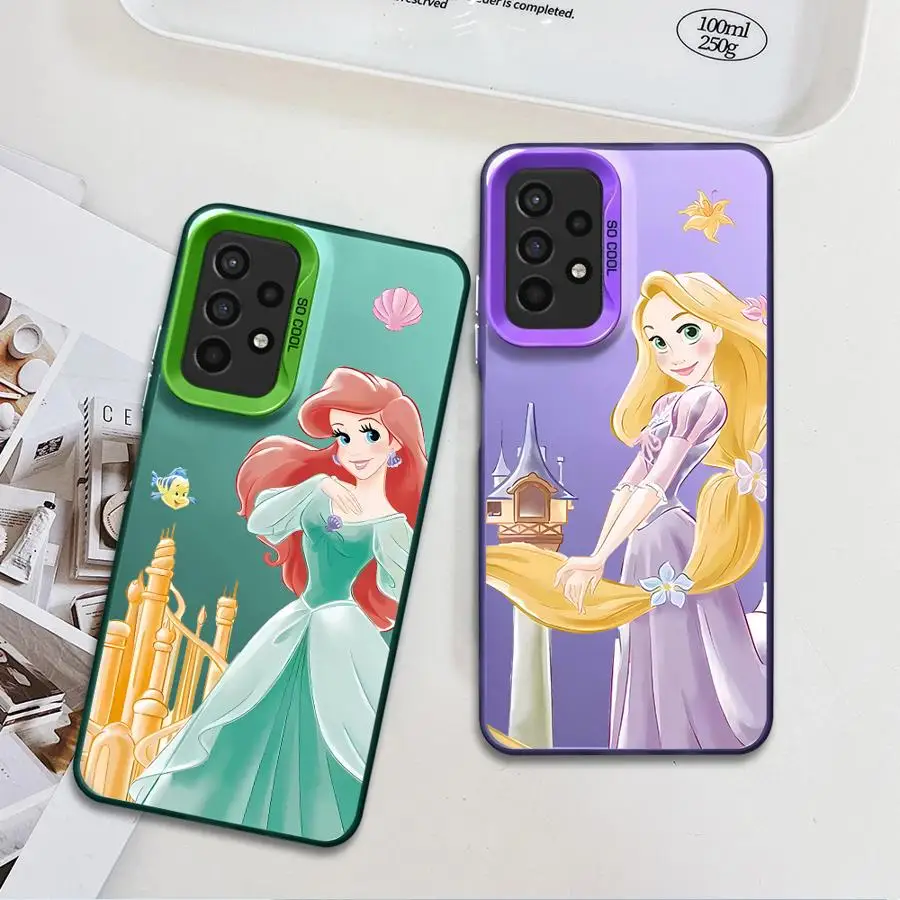 Disney Beautiful Princess Phone Case for Samsung Galaxy A14 A13 A15 A23 4G A34 A33 A53 A24 A54 A35 A55 5G Coque Cover