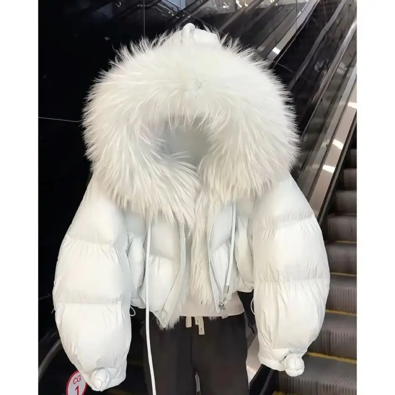 

Kawaii Girl Fashion Keep Warm Cotton-Padded Jacket Coat Student Winter Cartoon Casual Thicken Hooded Tops Children's Clothing