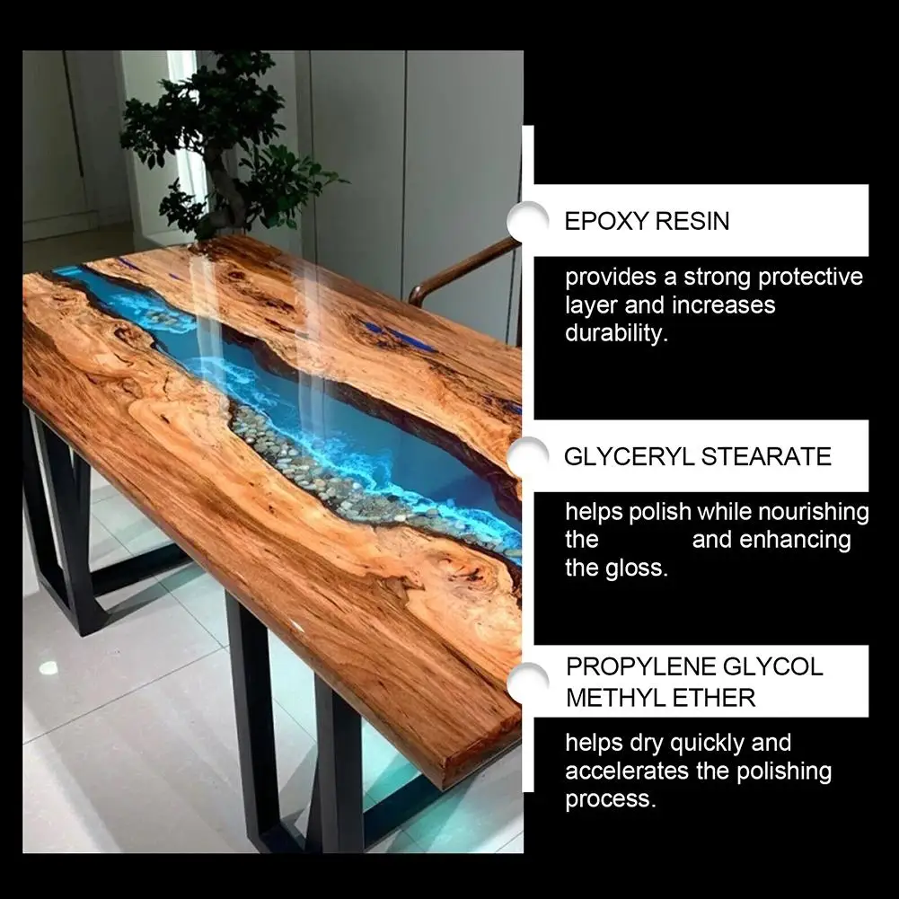 طقم تلميع الراتنج فرك مجمع تلميع متعدد الوظائف لمشاريع الايبوكسي إزالة الخدوش استعادة تألق مجموعة كاملة