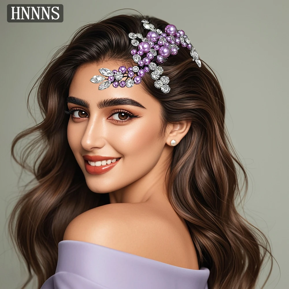 

TOPQUEEN Exquisite Bridal Wedding Hair Comb Hand Woven Pearl Fashionable Ladies' Banquet Dance Party Hair Accessories YXA271