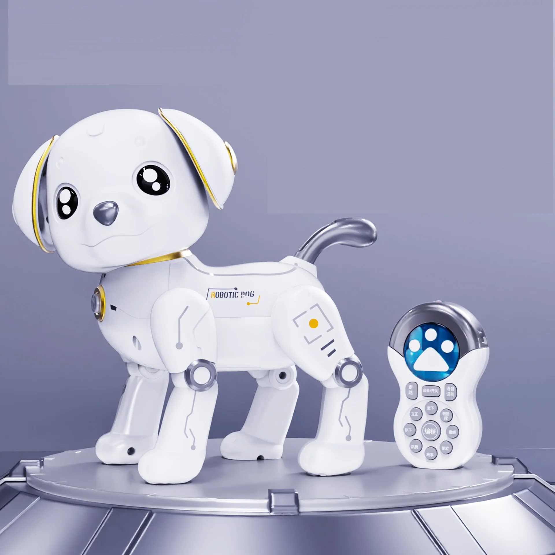 Intelligent Remote Control Robot Dog Touch Function & Voice Control - Smart Programmable Robotic Animal Chinese Version