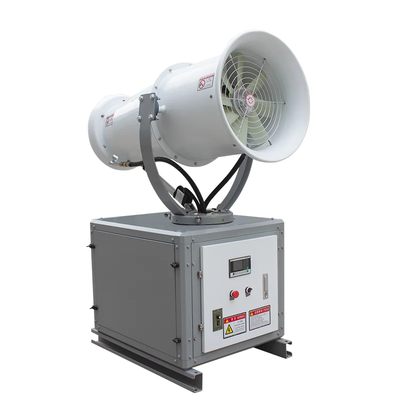 Pulverizadores de canhão de névoa de água coletor primeira escolha para remoção de poeira no lixo urbano