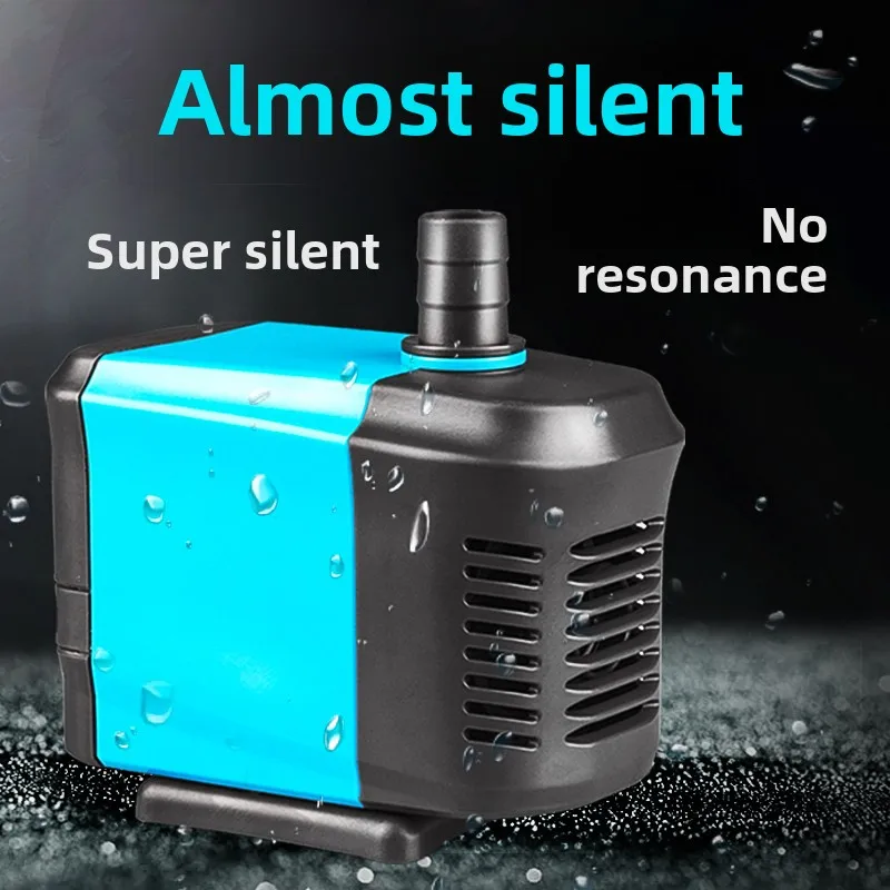 Chuangning Upgraded Fish Tank Silent Submersible Pump Non-Resonant Pumping Machine, Fresh Seawater Can Be Used for