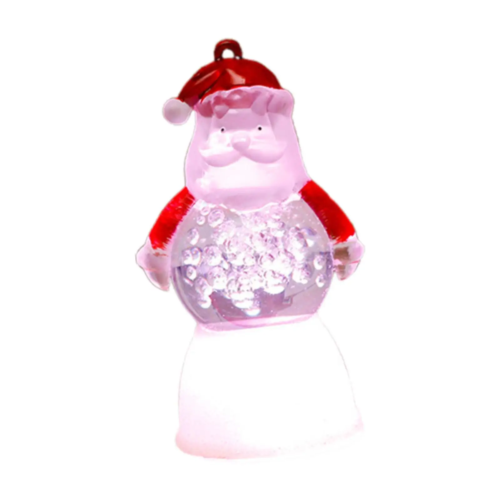 Christmas Miniature Night Light Glowing Figurine Table Decoration for Desk Shelf Indoor Party Centerpiece Xmas Sculpture Lamp