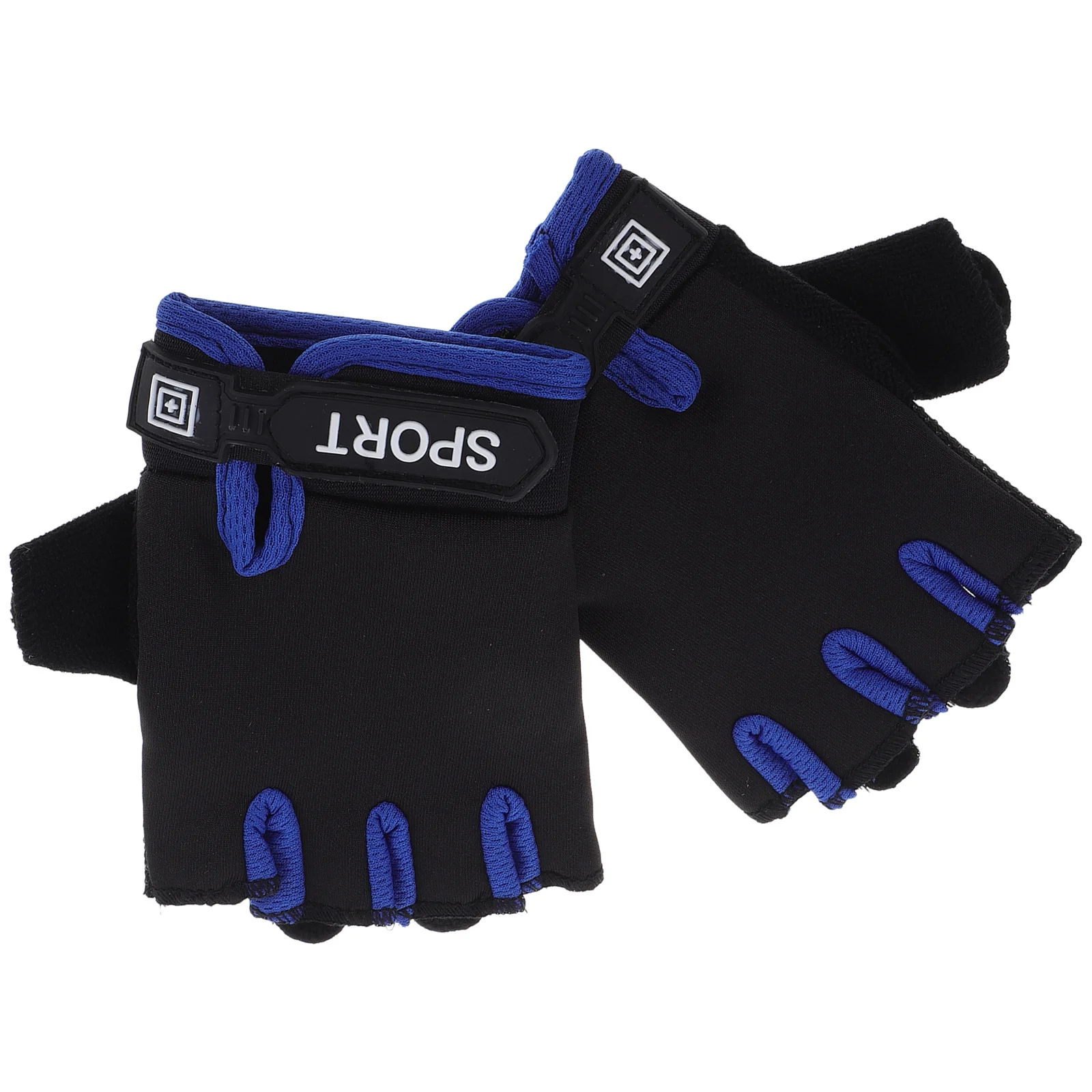 1 Pair Half Finger Bike Anti-Slip Cycling For Breathable Mesh Sport Riding Gloves Balance Bike Skate