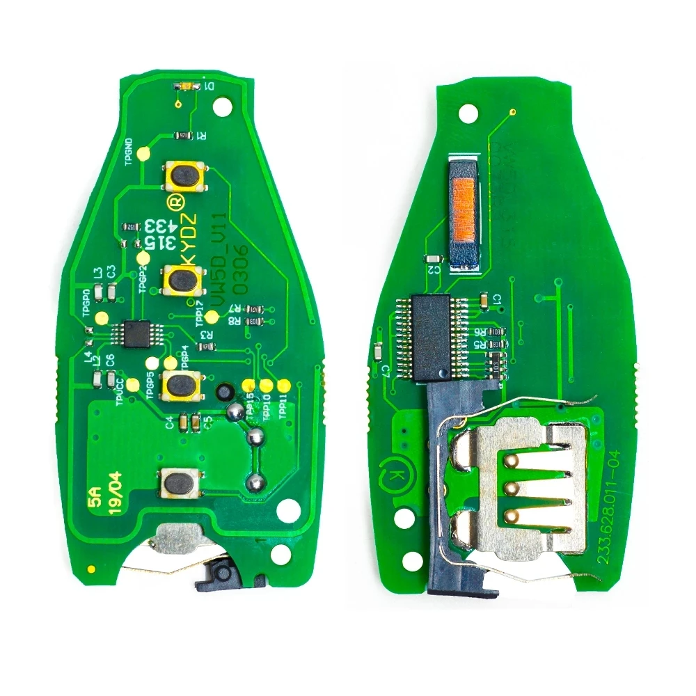 KEYECU per Volkswagen VW Touareg 2011 2012 2013 - 2018 chiave remota intelligente a 3 pulsanti 315MHz 433MHz muslimate 868MHz