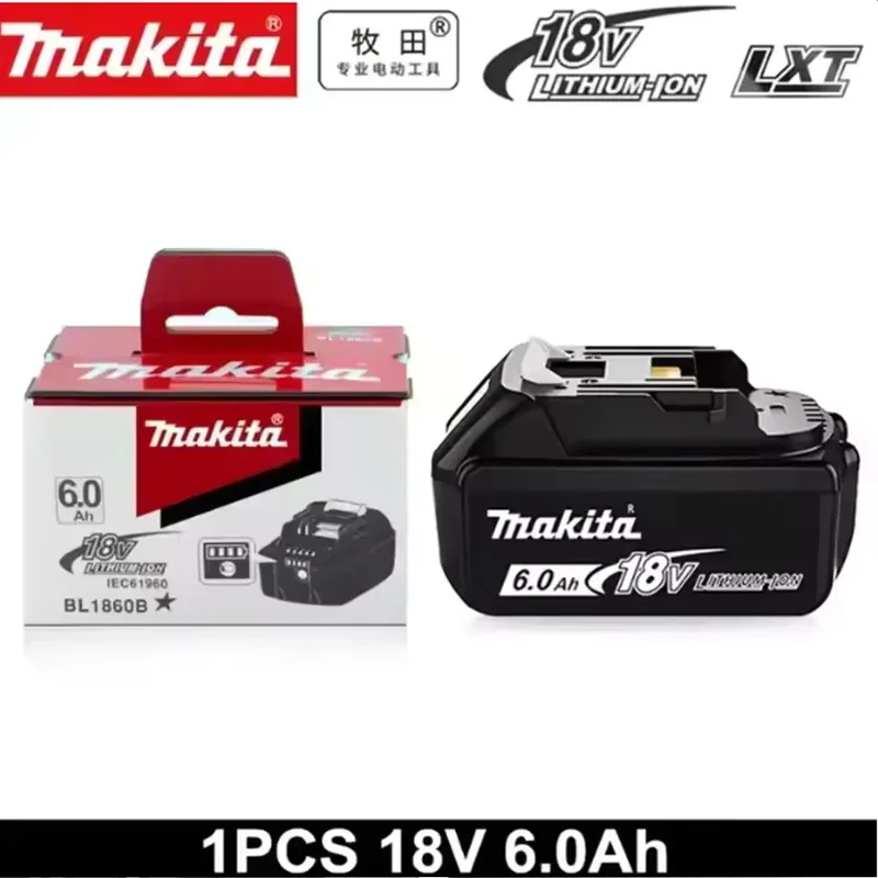 

Genuine makita BL1860 18V 6AH Battery Power Tools Li-ion Replacement LXT BL1850 BL1840 for 18V Screwdriver with BMS TPCELL 18V