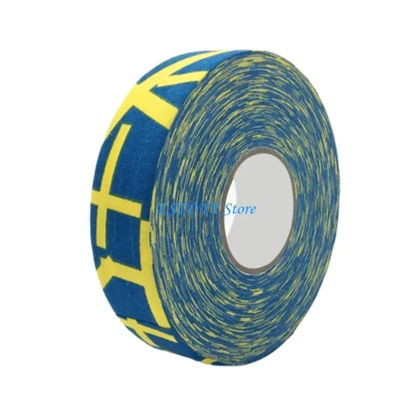 G6DE 1 Roll of 2.5cmx25m Hockey Tape, Sports Ice Hockey Grip Tape Anti-slip Cloth Ice Hockey Tape for Badminton Grips