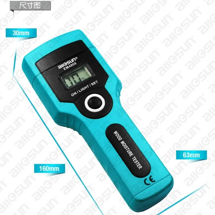 Utility Multi‑Material Pin‑Insert Wood Moisture Tester Water Content Dampness Detection Device Board Carton