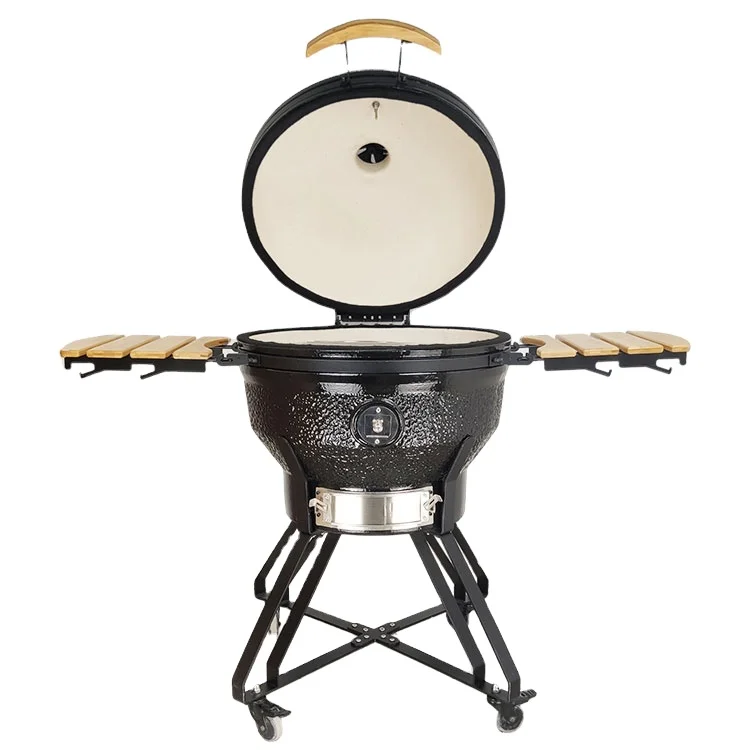 KIMSTONE 26 Inch Gas Barbecue Grill Outdoor Poland Kamado Grill Charcoal Ceramic Tandoor
