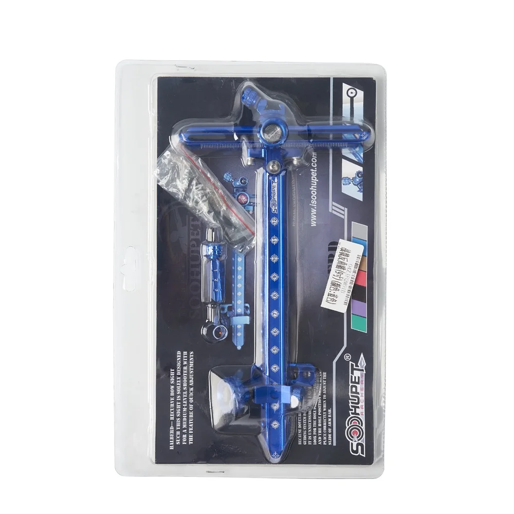 Archery Adjustable Bow Sight CNC-Machined Aluminium Alloy for Compound /Recurve Bow Outdoor Hunting Shooting Accessories view 6