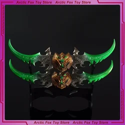 New 22cm Warglaive of Azzinoth Set World of Warcraft Weapo Illidan Stormrage Game Peripheral Knife Weapo Model Collection Gift