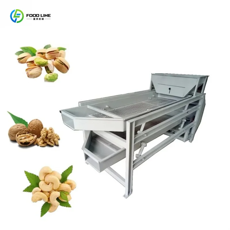 Customized Stainless Steel Nut Separator For Cashew Almond Walnut Shell And Kernel Separation Processing
