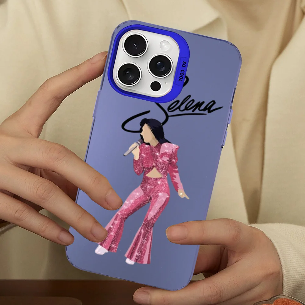 Selena Quintanilla Top Latin Artist 90s Phone Case For IPhone 16 15 14 13 12 11 Pro Max XR XSMAX Matte Shockproof Back Cover