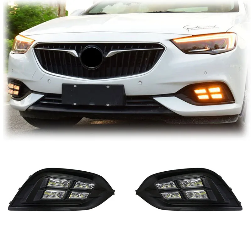 

Gobison Hot Selling Products LED DRL Daytime Running Lights Fog Lights for Buick Regal 2017 2018 Fog Light