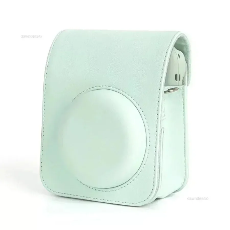 For Instax Mini 12 Camera Case PU Leather Soft Protective Case Trave Bag for Fujifilm Film Camera Bag with Shoulder Strap