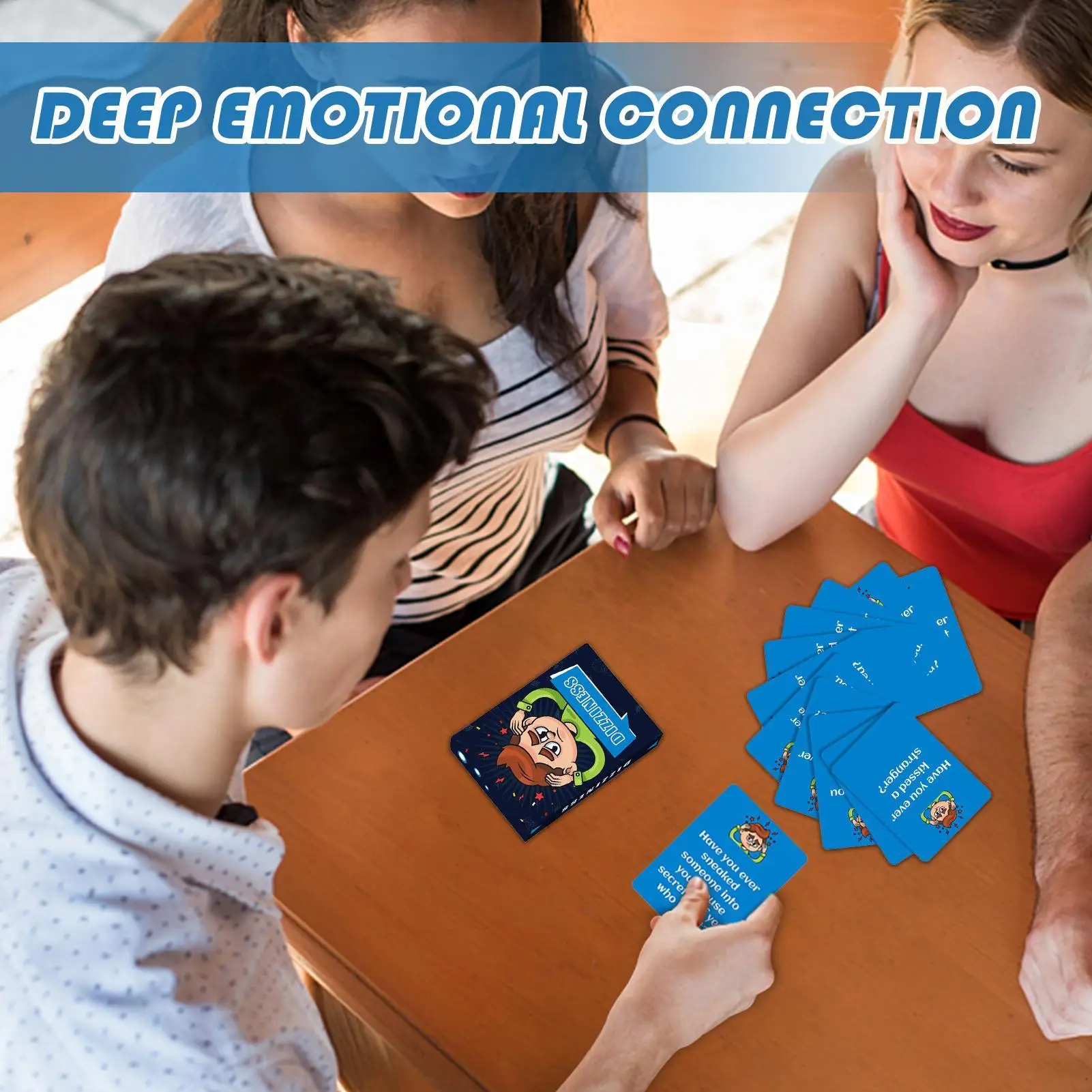 Conversation Starter Cards 50 Pieces Fun Deep Conversation Family Cards Game Interactive Board Games For Women Men Friends Dates