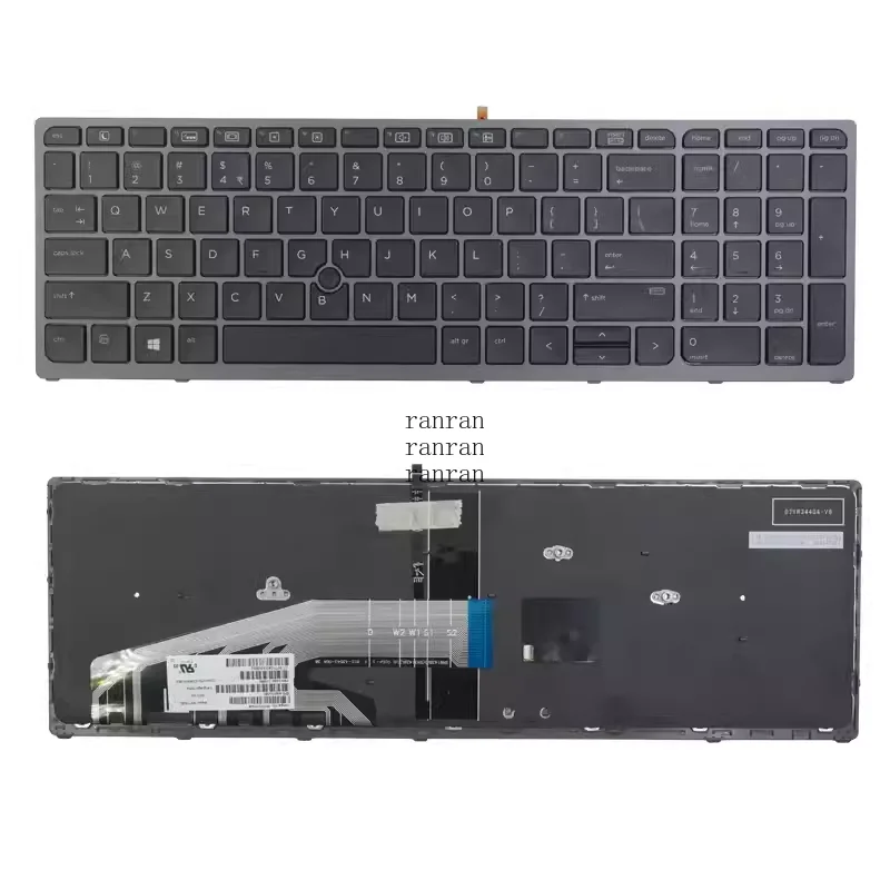 

US Layout Keyboard Backlight For HP ZBOOK 15 G3 ZBOOK 17 G3 HSTNN-C87C