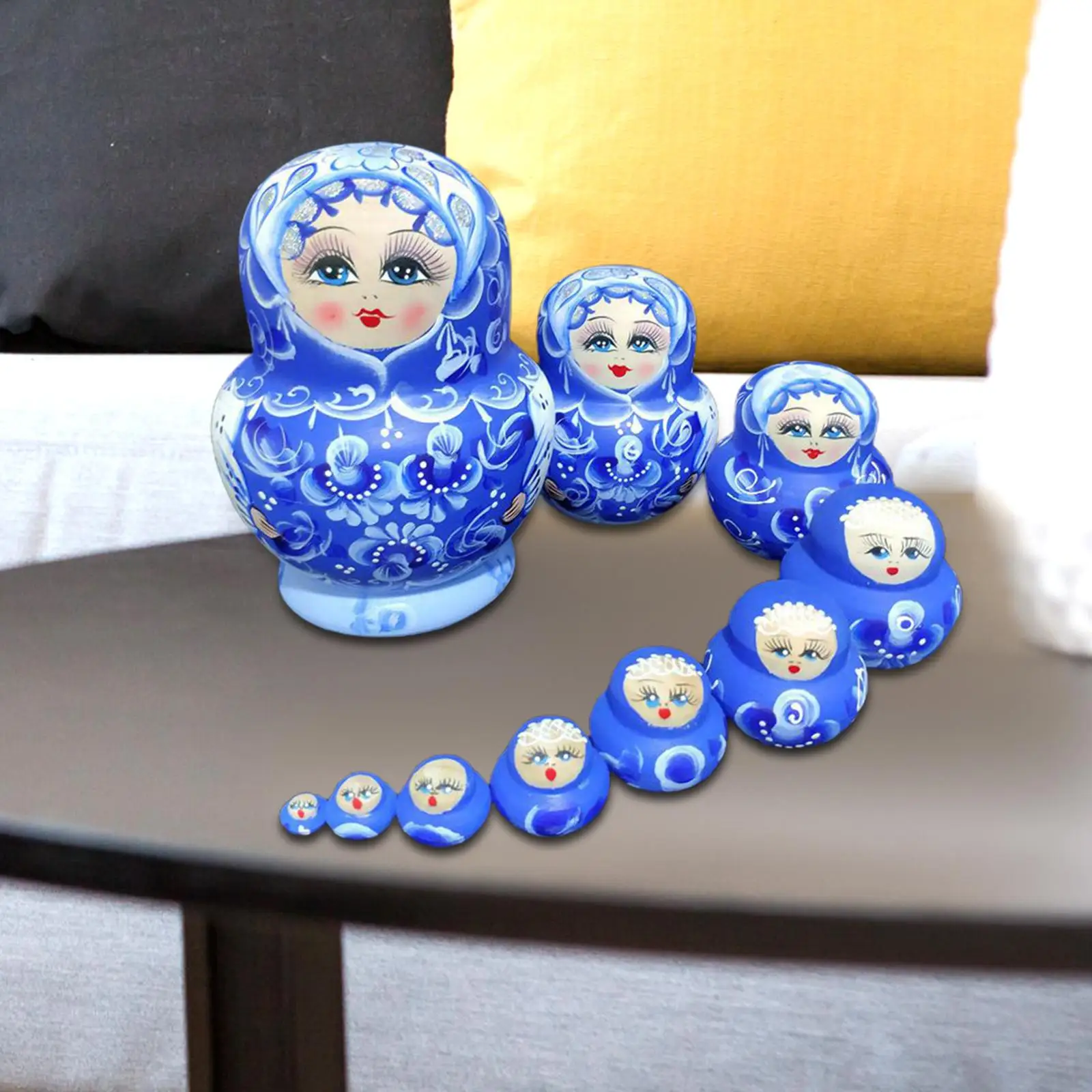 Russian Nesting Dolls, Set of 10 Russian Dolls Matryoshka Doll for Kids for Adults Collectibles