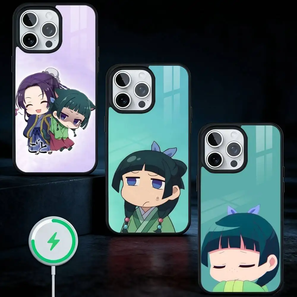 

Anime K-Kusuriya Mao Phone Case For iPhone17,16,15,14,13 Plus,Pro Max Magnetic For Magsafe Wireless Charging