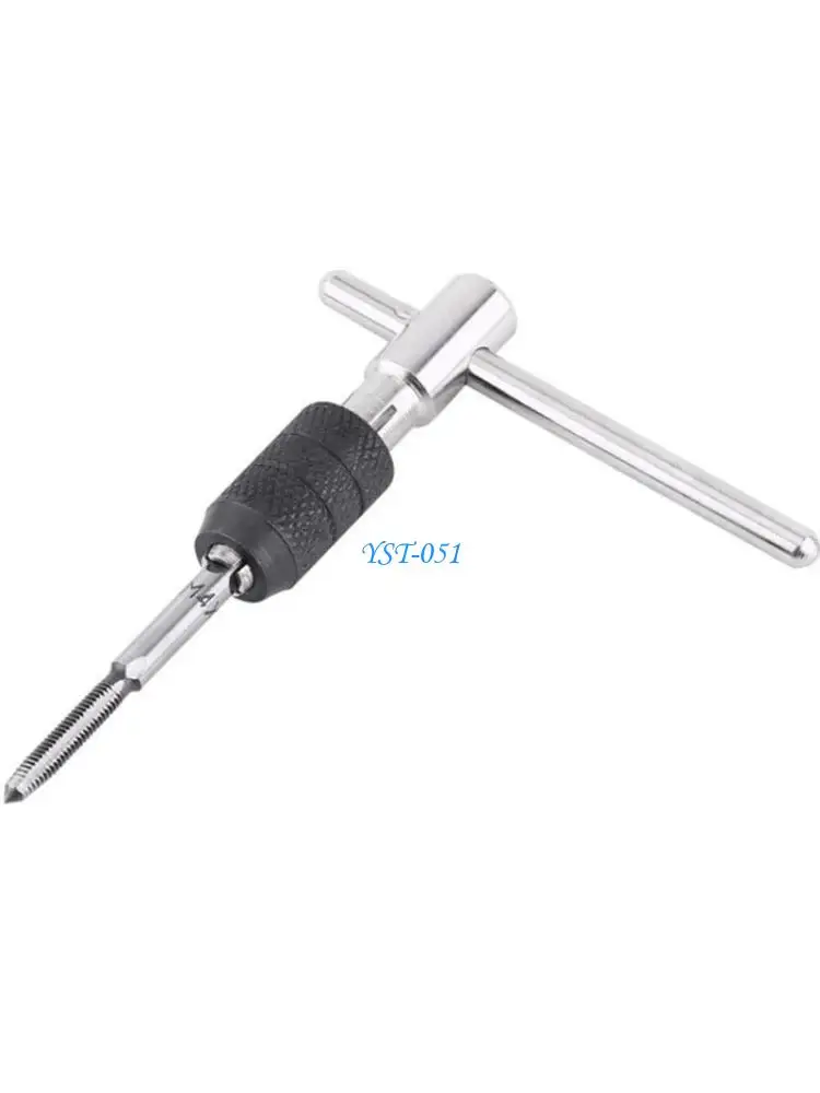 

E15A Steel T Handle Tap Wrench Set Carbon Steel Repair for Professional & DIY Use