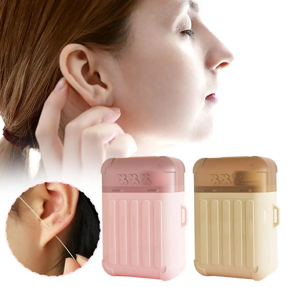 耳穴クリーニングラインソリューション使い捨てピアスイヤリング耳キット穴クリーナーイヤリングスケール除去クリーンケア液体ツール P4U2