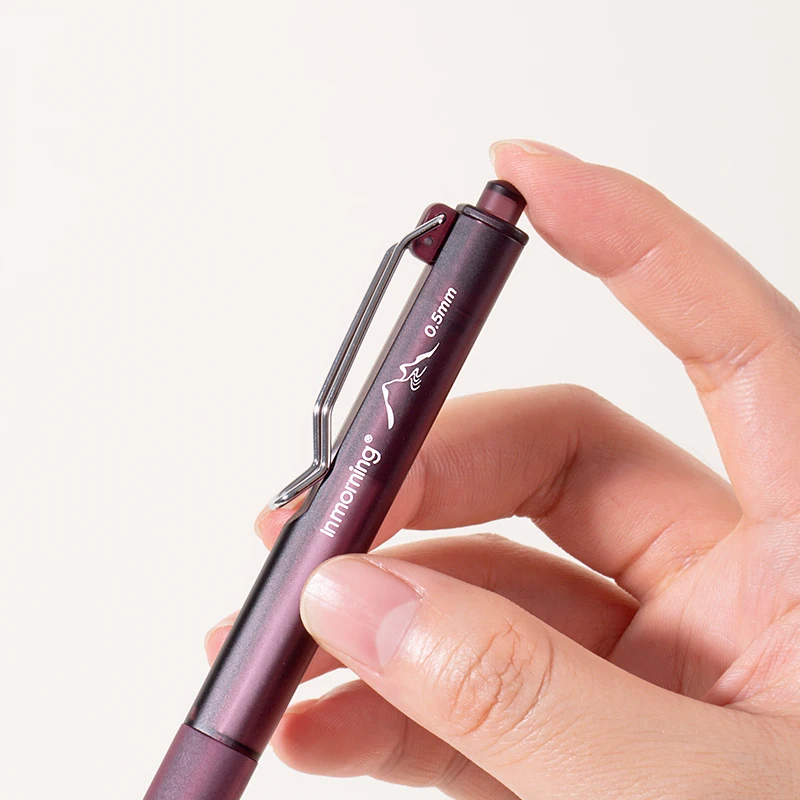 3Pcs/Box Dark Tone Press Gel Pen Low Center of Gravity ST Nib Large Capacity with Soft Grip for Student Exam & Note Taking