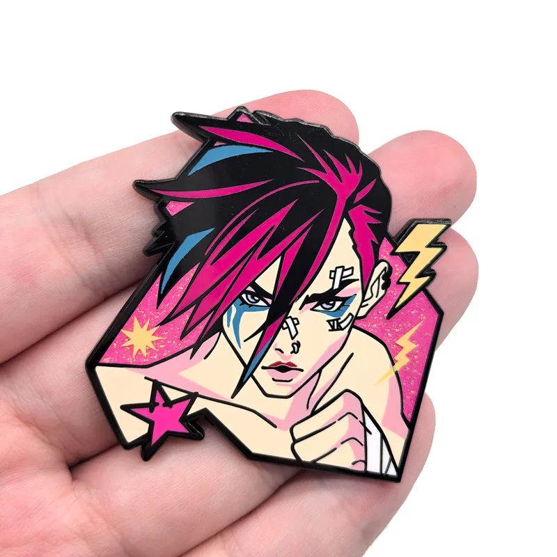 Cool Anime Game Hard Enamel Pin Brooch for Clothes Lapel Pins for Backpack Badges on Bags Jewelry Pins Accessories