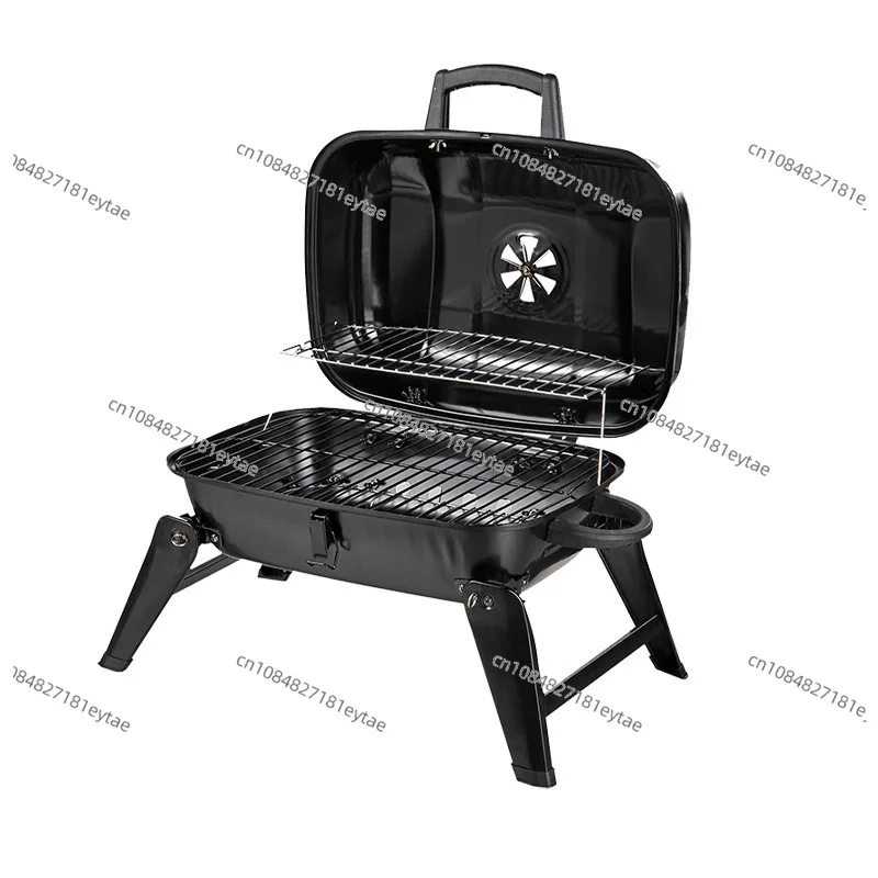 Portable Smokeless Foldable BBQ Grill Charcoal Camping Stove for Outdoor Garden Home