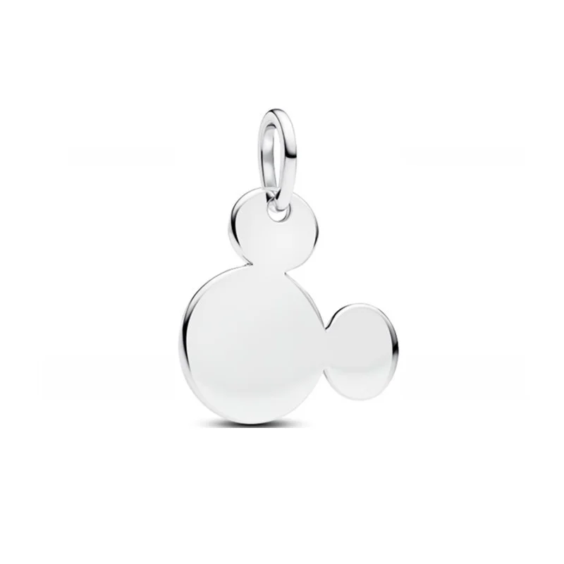 Potdemiel Disney 925 Silber Stitch&Mickey Charms Anhänger Perlen Passend für Original Halskette Armband DIY Frauen Geburtstagsgeschenk