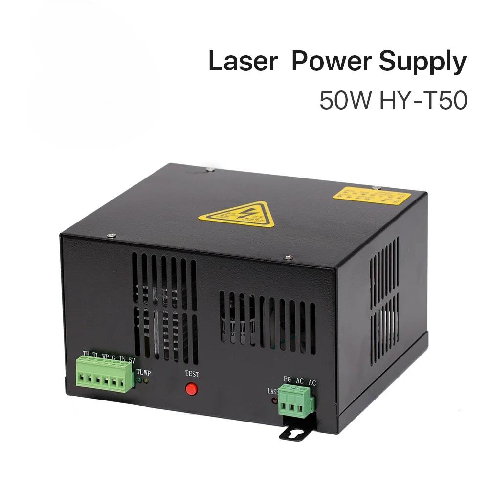 50W CO2 Laser Power Supply for CO2 Laser Engraving Cutting Machine HY-T50 T / W Series