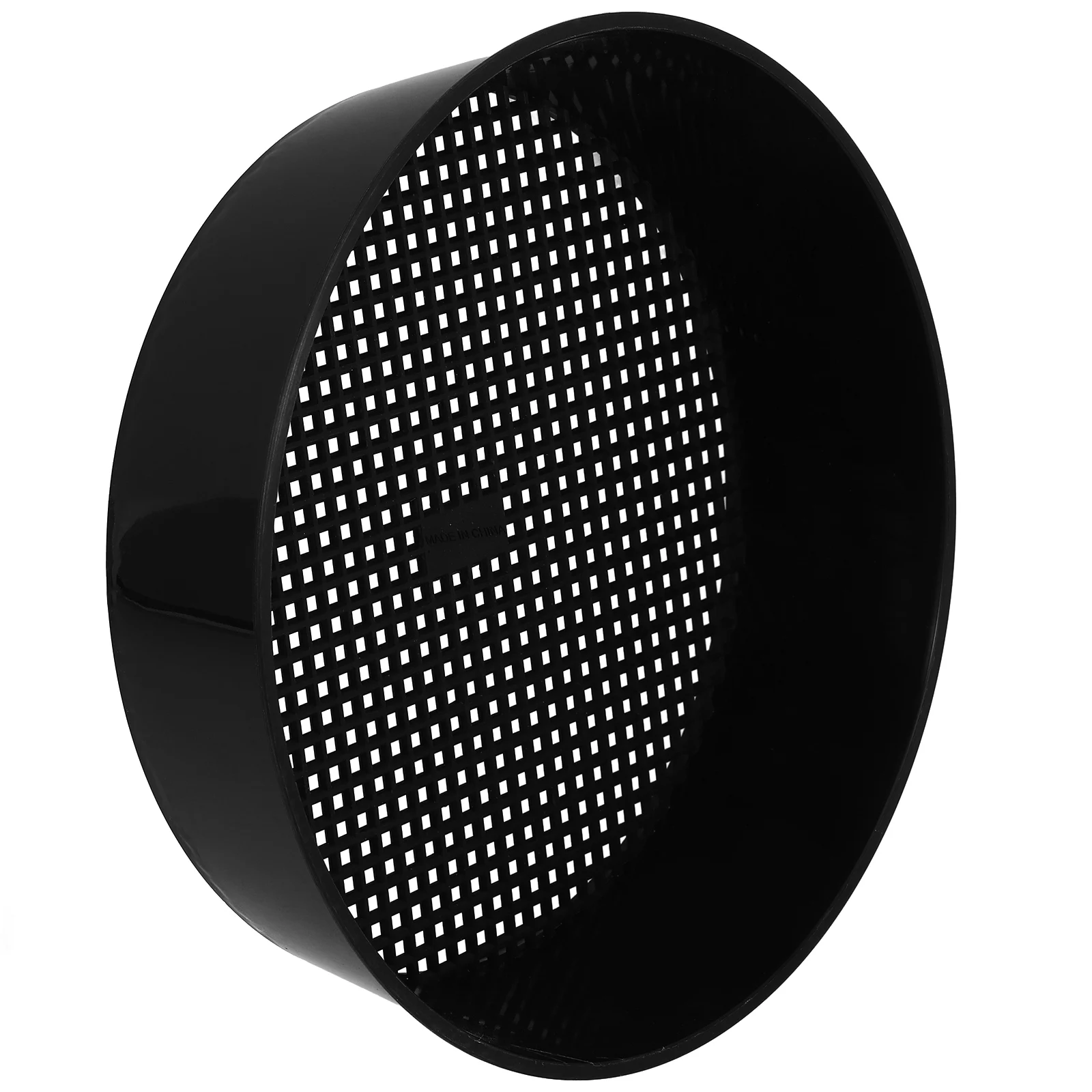 Round Plastic Soil Mesh Screen Dirt Rock Gravel Sand Compost Tool For Gardening Landscaping Outdoor Use Large Capacity Rotary