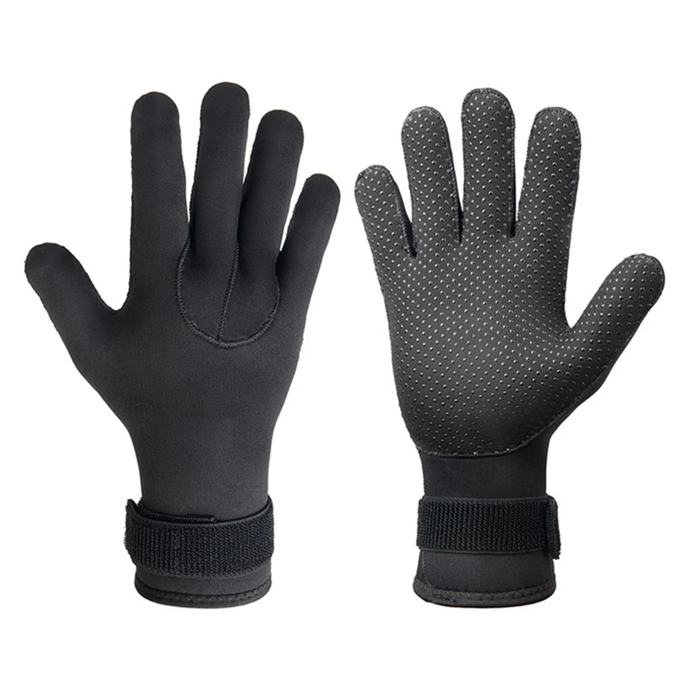 Waterproof Thermal Gloves 5mm for neoprene for Men with Secure Wrist Seal for Diving Snorkeling Surfing Sailing Boating