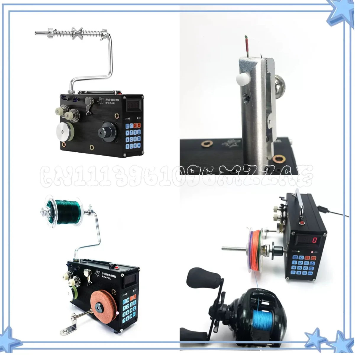 Automatic Winding Machine Luya Wire Gluing Machine Fishing Line Packing Cable Arranger Stranding