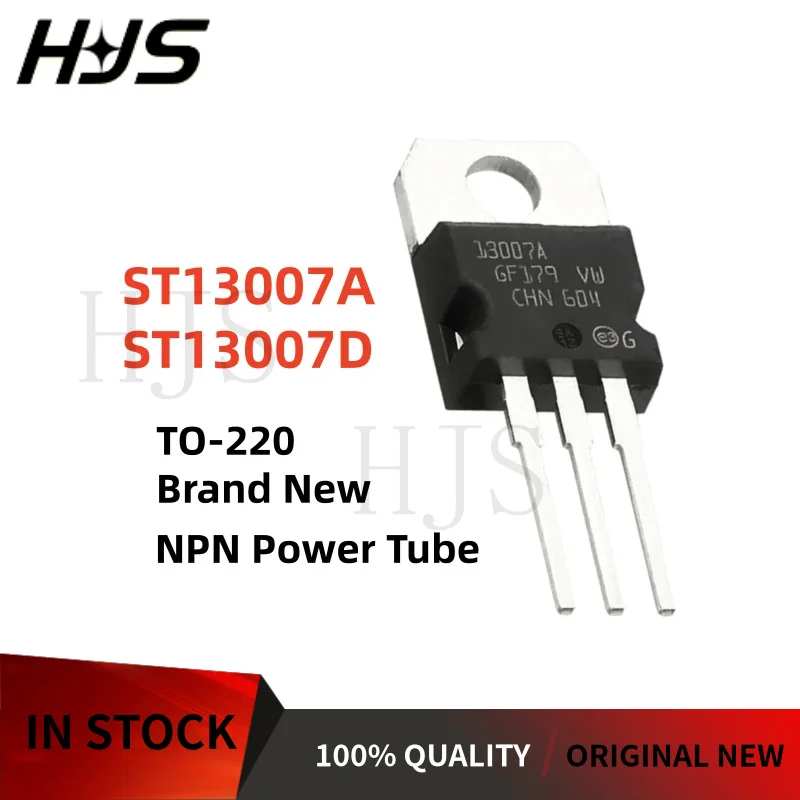 10PCS Brand New ST13007D ST13007A ST13007 13007D 13007A TO-220 NPN Power Transistor 100% quality