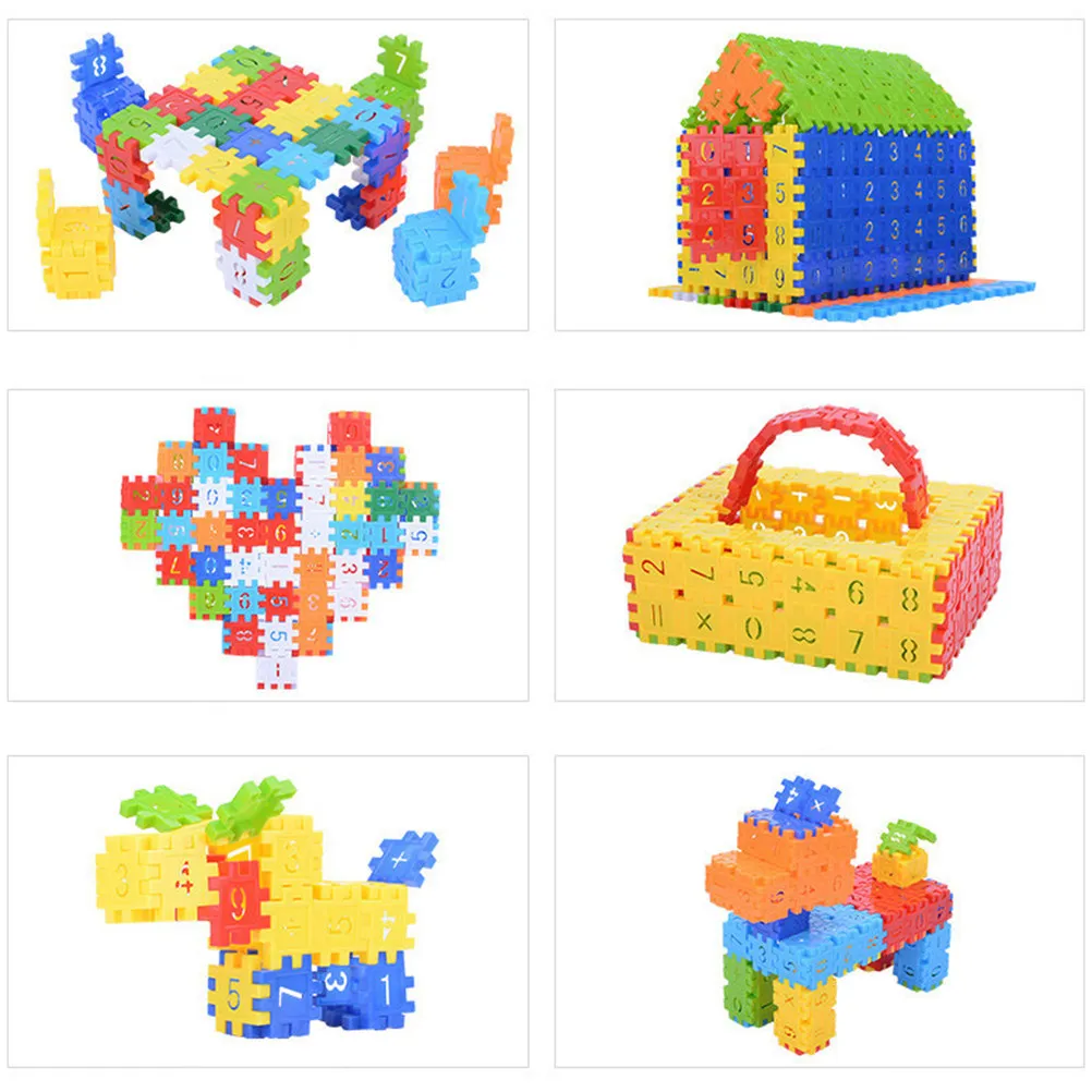 

220Pcs Digital Matching Blocks Premium Educational Plaything for Kids Shape Color Recognition Hands-on Learning Parent-Child