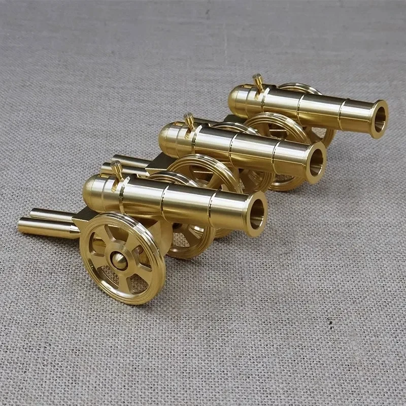 Solid Brass Cannon Military Model Military Souvenir Table decoration and accessories Home Decoration Sculptures and figurines