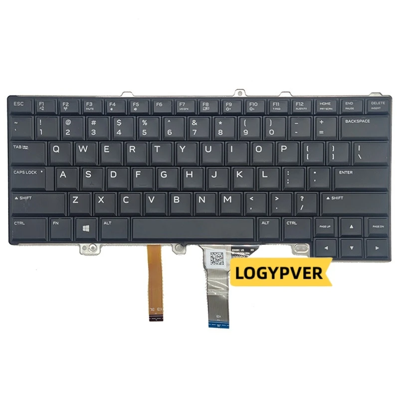 

Keyboard 13 R3 15 R3 15 R4 14 R4 P69F P81G For DELL Alienware with Backlit NSK-ED0BC US English