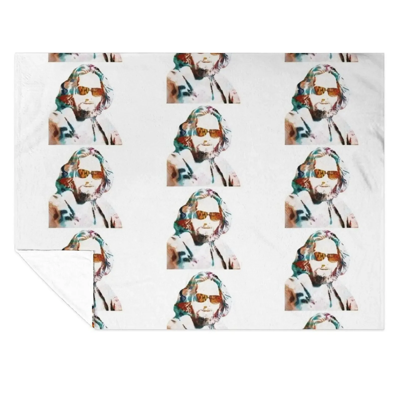 

The Big Lebowski abstract Throw Blanket Furrys Summer Plaid on the sofa Custom Blankets
