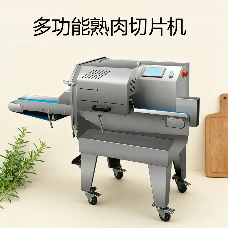 

Commercial Electric Meat Slicer Machine Automatic Fresh Frozen Meat Cutter Automatic Cutting Meat Slicers